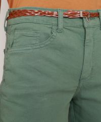 Short-Reto-de-Sarja-com-Cinto-Cintura-Media-Verde-9992284-Verde_4