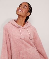 Poncho-em-Fleece-com-Bolso-Capuz-Rosa-9974123-Rosa_4