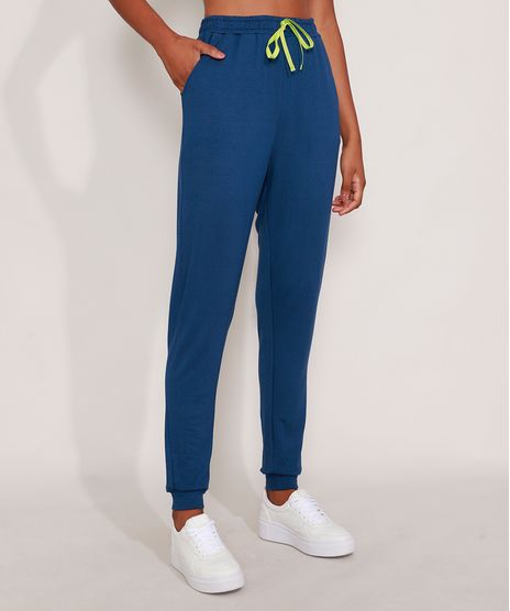 Calca-Jogger-de-Moletom-Esportiva-Ace-com-Bolsos-e-Cadarco-Azul-Marinho-9978919-Azul_Marinho_1