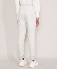 Calca-Jogger-de-Moletom-Basica-com-Bolsos-Cintura-Alta-Cinza-Mescla-Claro-9978561-Cinza_Mescla_Claro_2