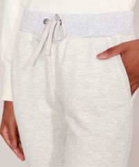 Calca-Jogger-de-Moletom-Basica-com-Bolsos-Cintura-Alta-Cinza-Mescla-Claro-9978561-Cinza_Mescla_Claro_4