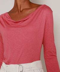 Blusa-de-Viscose-Manga-Longa-Decote-Degage-Rosa-Medio-9984556-Rosa_Medio_4