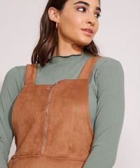 Salopete-de-Suede-com-Bolsos-e-Ziper-de-Argola-Caramelo-9984115-Caramelo_4 Salopete-de-Suede-com-Bolsos-e-Ziper-de-Argola-Caramelo-9984115-Caramelo_4