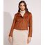 Jaqueta-Biker-de-Suede-com-Franjas-e-Bolsos-Caramelo-9969670-Caramelo_1