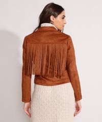 Jaqueta-Biker-de-Suede-com-Franjas-e-Bolsos-Caramelo-9969670-Caramelo_2