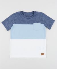 Camiseta-Infantil-com-Recortes-e-Bolsinho-Manga-Curta-Gola-Careca-Azul-9954600-Azul_1