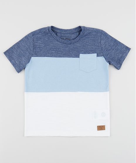 Camiseta-Infantil-com-Recortes-e-Bolsinho-Manga-Curta-Gola-Careca-Azul-9954600-Azul_1
