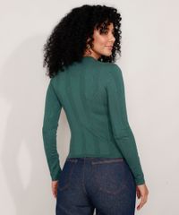 Sueter-de-Trico-Basico-Decote-Redondo-Verde-Escuro-9356754-Verde_Escuro_1_2