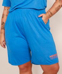 Bermuda-Plus-Size-com-Bolsos-Cintura-Super-Alta-Mindset-Azul-Royal-9993022-Azul_Royal_1