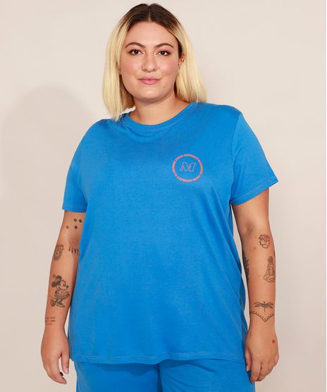 T-Shirt-Plus-Size--Change-Your-Mindset--Manga-Curta-Decote-Careca-Mindset-Azul-Royal-9993023-Azul_Royal_1