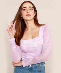 Blusa-de-Tule-Estampada-Tie-Dye-Manga-Longa-Decote-Reto-Mindset-Lilas-9993902-Lilas_1