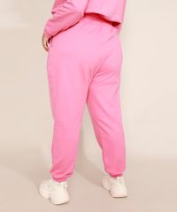 Calca-Baggy-Jogger-de-Moletom-Plus-Size-com-Bolsos-Cintura-Alta-Mindset-Rosa-9993020-Rosa_2