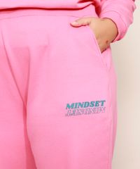 Calca-Baggy-Jogger-de-Moletom-Plus-Size-com-Bolsos-Cintura-Alta-Mindset-Rosa-9993020-Rosa_4