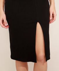 Vestido-Um-Ombro-So-Assimetrico-Canelado-com-Fenda-Midi-Sem-Manga-Gola-Alta-Mindset-Preto-9993224-Preto_4