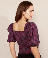 Blusa-Transpassada-Estampada-Xadrez-Manga-Bufante-Decote-V-Mindset-Azul-Marinho-9993228-Azul_Marinho_2
