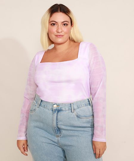 Blusa-de-Tule-Estampada-Tie-Dye-Manga-Longa-Decote-Reto-Mindset-Lilas-9993903-Lilas_1