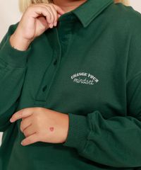 Blusao-Polo-de-Moletom-Plus-Size-com-Bordado--Change-Your-Mindset--Mindset-Verde-Escuro-9993015-Verde_Escuro_5