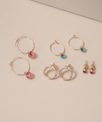 Kit-de-4-Brincos-com-Argola-e-Pedra-Zirconia-Dourado-9980845-Dourado_1