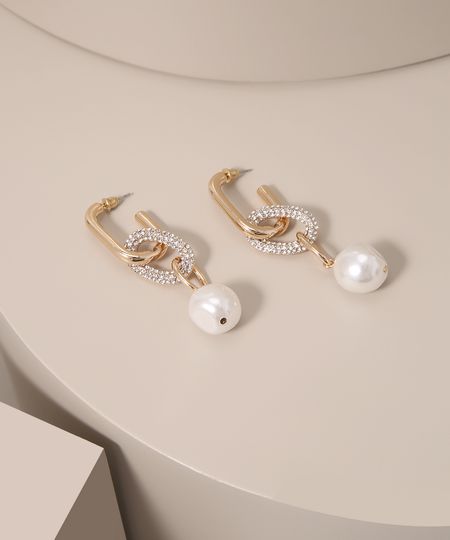 Brinco-Feminino-Alongado-com-Elos-e-Perola-Dourado-9980861-Dourado_1