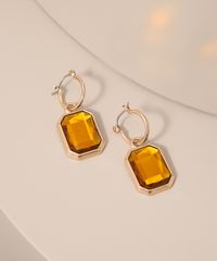 Brinco-Feminino-de-Argola-com-Pedra-Zirconia-Dourado-9983203-Dourado_1