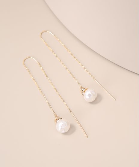 Brinco-Feminino-Alongado-com-Corrente-e-Perola-Dourado-9980821-Dourado_1