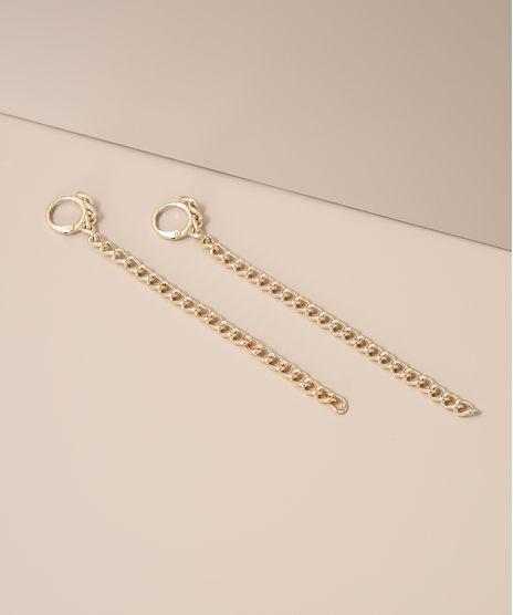 Brinco-Feminino-Alongado-de-Argola-com-Corrente-Dourado-9986862-Dourado_1