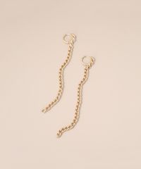 Brinco-Feminino-Alongado-de-Argola-com-Corrente-Dourado-9986862-Dourado_3