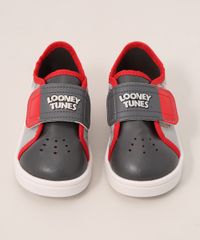 Tenis-Infantil-Looney-Tunes-com-Velcro-Grendene-Cinza-9986728-Cinza_5