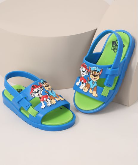 Sandalia-Infantil-Patrulha-Canina-com-Elastico-Ipanema-Azul-9991132-Azul_1