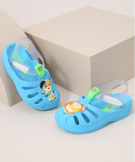 Babuche-Infantil-44-Cats-com-Elastico-Posterior-Grendene-Azul-9991135-Azul_1