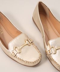 Mocassim-Feminino-Bico-Quadrado-com-Aviamento-Via-Uno-Dourado-9990525-Dourado_3