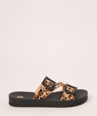 Rasteirinha-Feminina-Estampada-Animal-Print-de-Onca-com-Fivela-Start-Zaxy-Bege-9990981-Bege_2
