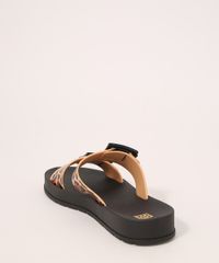 Rasteirinha-Feminina-Estampada-Animal-Print-de-Onca-com-Fivela-Start-Zaxy-Bege-9990981-Bege_4