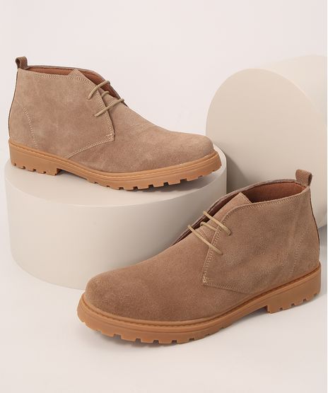 Bota-Masculina-de-Camurca-Cano-Baixo-Tratorada-com-Cadarco-Oneself-Bege-9994058-Bege_1