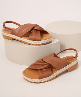 Sandalia-Feminina-Flatform-Tratorada-Tiras-Cruzadas-Oneself-Caramelo-9990710-Caramelo_1
