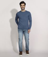Sueter-Masculino-em-Trico-Gola-Careca-Azul-Medio-9780961-Azul_Medio_3