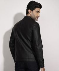Jaqueta-Biker-Masculina-com-Fivela-e-Bolsos-Marrom-Escuro-9821267-Marrom_Escuro_2