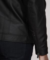 Jaqueta-Biker-Masculina-com-Fivela-e-Bolsos-Marrom-Escuro-9821267-Marrom_Escuro_5