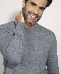 Sueter-Masculino-em-Trico-Gola-Careca-Azul-Mesclado-9780961-Azul_Mesclado_4