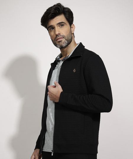 Blusao-de-Moletom-Texturizado-Gola-Alta-com-Bordado-Preto-9972810-Preto_1 Blusao-de-Moletom-Texturizado-Gola-Alta-com-Bordado-Preto-9972810-Preto_1