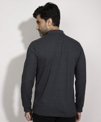 Polo-Tradicional-com-Recorte-em-Suede-Manga-Longa-Cinza-Mescla-Escuro-9980601-Cinza_Mescla_Escuro_2