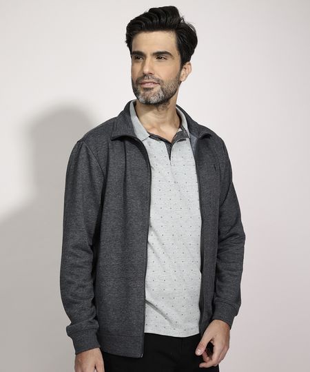 Blusao-de-Moletom-Texturizado-Gola-Alta-com-Bordado-Cinza-Mescla-Escuro-9972810-Cinza_Mescla_Escuro_1 Blusao-de-Moletom-Texturizado-Gola-Alta-com-Bordado-Cinza-Mescla-Escuro-9972810-Cinza_Mescla_Escuro_1