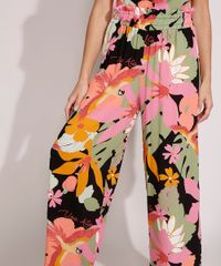 Calca-Pantalona-de-Viscose-Estampada-de-Araras-Cintura-Super-Alta-Preta-9984929-Preto_6