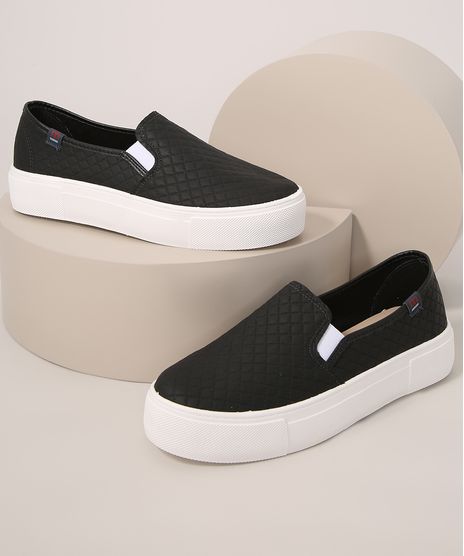Tenis-Slip-On-Feminino-Matelasse-Flatform-Moleca-Preto-9990224-Preto_1