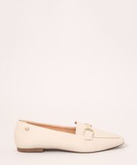Mocassim-Feminino-Bico-Quadrado-com-Aviamento-Via-Uno-Bege-Claro-9990523-Bege_Claro_2