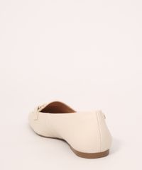 Mocassim-Feminino-Bico-Quadrado-com-Aviamento-Via-Uno-Bege-Claro-9990523-Bege_Claro_4