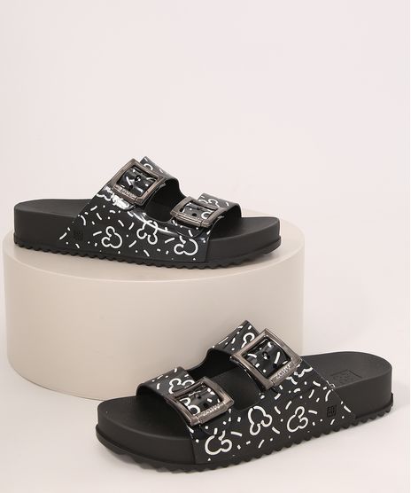 Rasteirinha-Feminina-Joy-Estampada-Mickey-Zaxy-Preta-9990987-Preto_1
