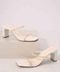 Tamanco-Feminino-Salto-Medio-com-Strass-Oneself-Branco-9990592-Branco_1