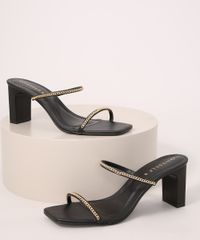 Tamanco-Feminino-Salto-Medio-com-Strass-Oneself-Preto-9990591-Preto_1