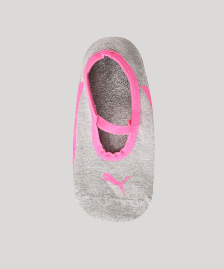 Meia-Sapatilha-Antiderrapante-Pilates-Puma-Cinza-Mescla-9992782-Cinza_Mescla_1